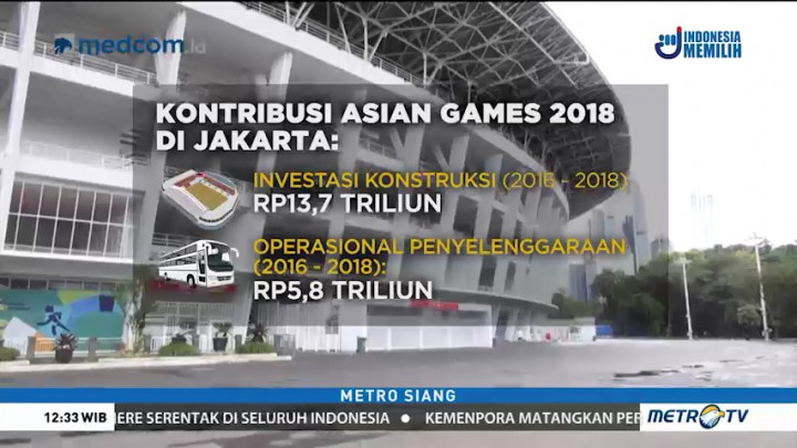Ini Dampak Asian Games 2018 Bagi Ekonomi RI