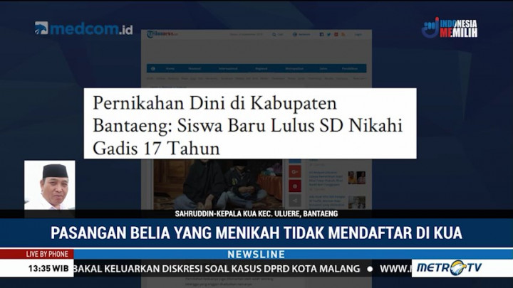 Viral Bocah 13 Tahun Nikahi Gadis 17 Tahun di Sulsel