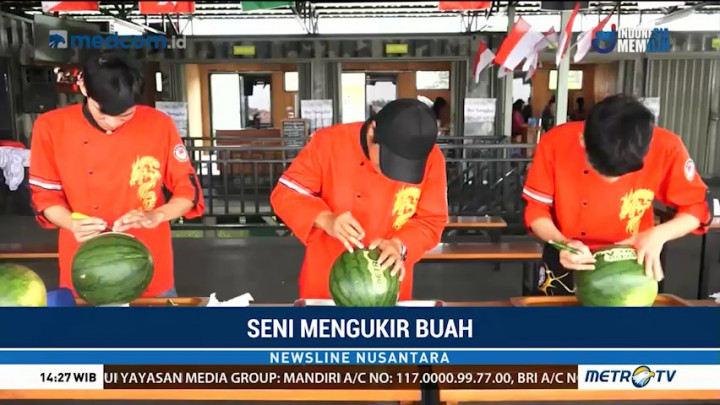 Keseruan Belajar Seni Mengukir Buah