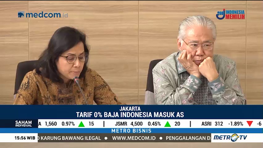 Baja dan Aluminium Indonesia Bebas Bea Masuk ke AS