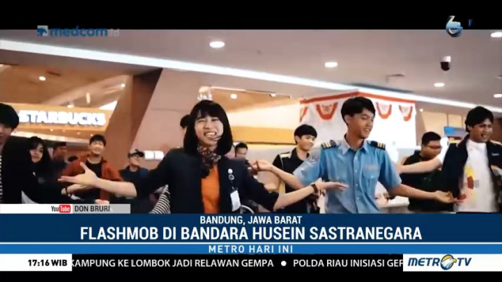 Viral Flashmob Asian Games di Bandara