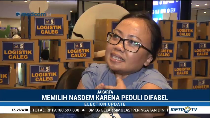 NasDem Usung Caleg Difabel