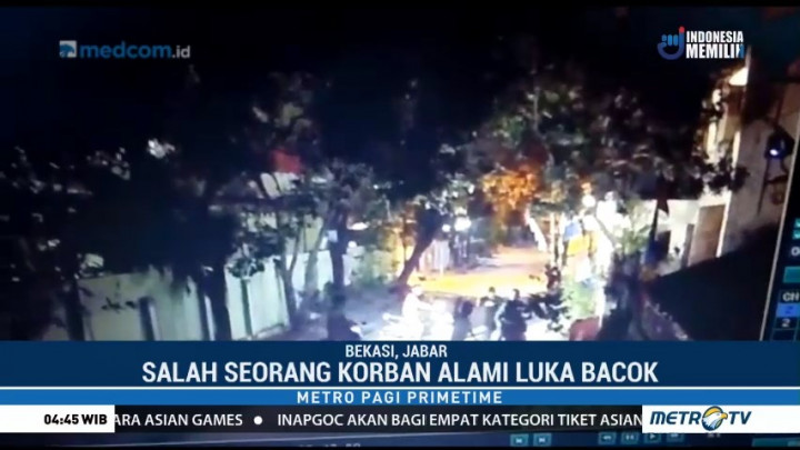 Aksi Begal di Bekasi Terekam CCTV