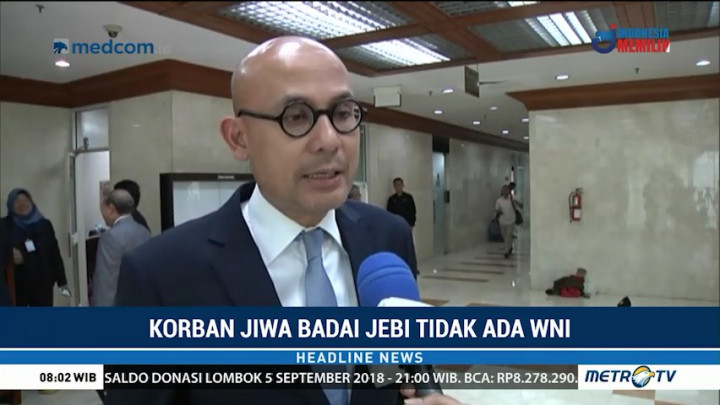 Kemenlu Pastikan Tak Ada WNI Jadi Korban Jiwa Topan Jebi