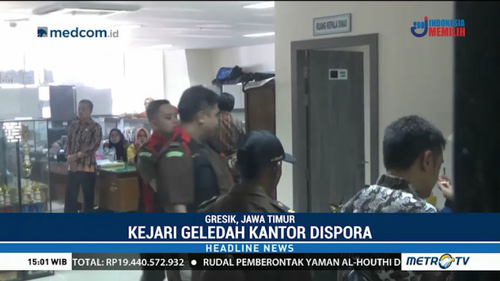 Kantor Dispora Gresik Digeledah