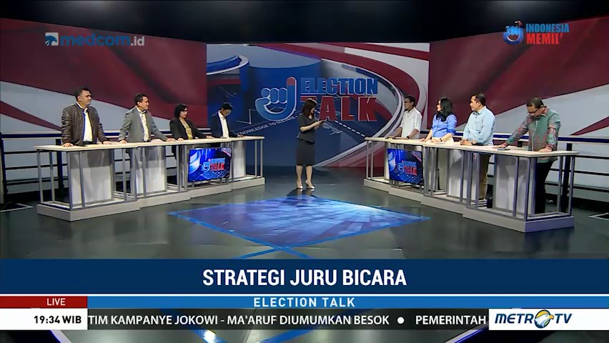 Election Talk: Strategi Juru Bicara (1)