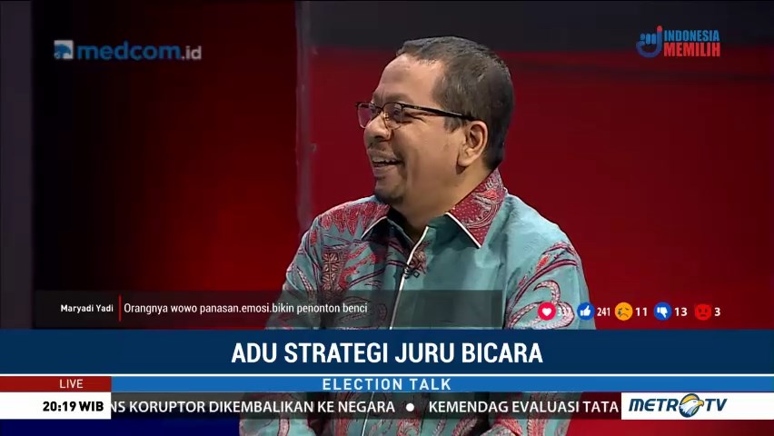 Election Talk: Strategi Juru Bicara (4)