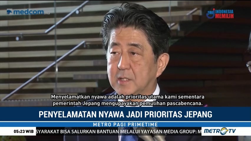 PM Jepang Prioritaskan Penyelamatan Korban Gempa