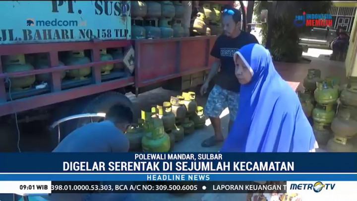 Elpiji 3 Kg Langka, Disperindag Polewali Mandar Gelar Pasar Murah