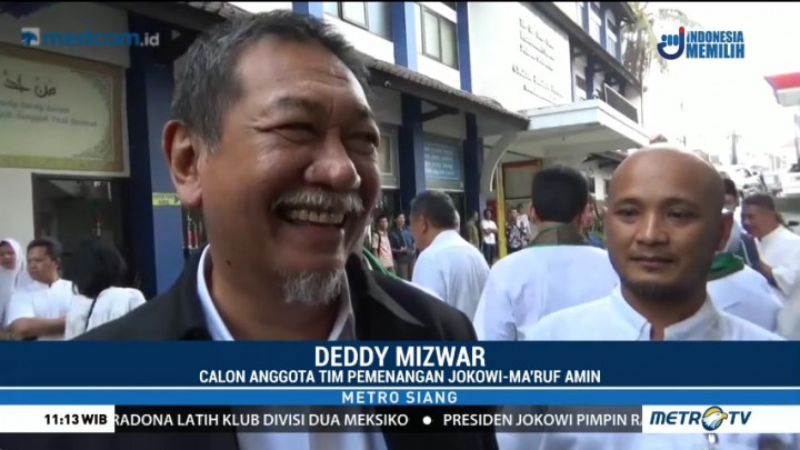 Deddy Mizwar Siap Jadi Juru Bicara Tim Kampanye Jokowi-Ma'ruf