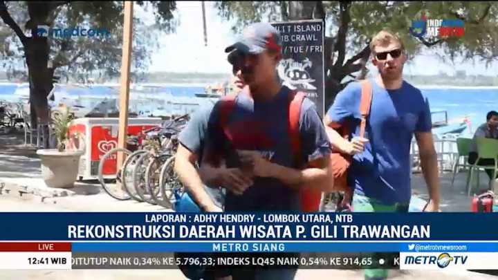 Gili Trawangan Kembali Dikunjungi Wisatawan