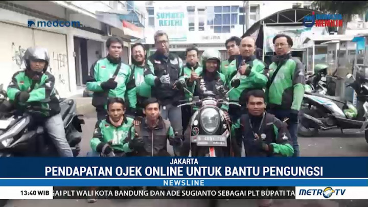 <i>Ngojek</i> Jakarta-Lombok Demi Bantu Korban Gempa