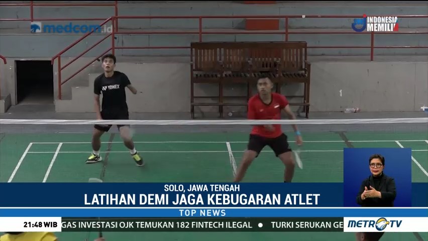 Mengintip Latihan Atlet Bulu Tangkis Jelang Asian Para Games 2018