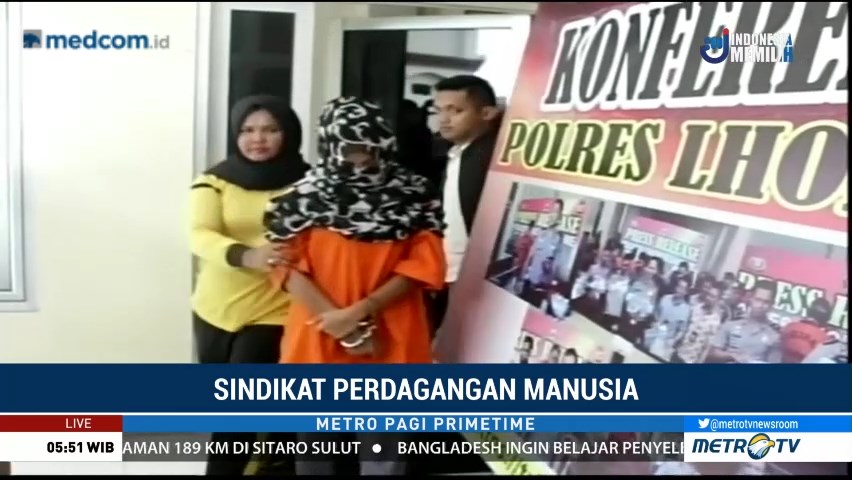 Polres Lhokseumawe Tangkap Pelaku Perdagangan Manusia