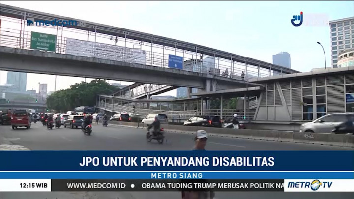 Dua JPO Ramah Disabilitas Ditargetkan Rampung Akhir Tahun
