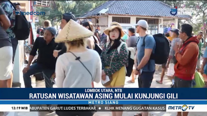 Pascagempa, Wisatawan Asing Mulai Kunjungi Gili Trawangan