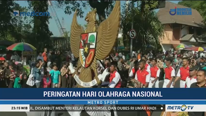 Peringatan Hari Olahraga Nasional Berlangsung Meriah di Solo