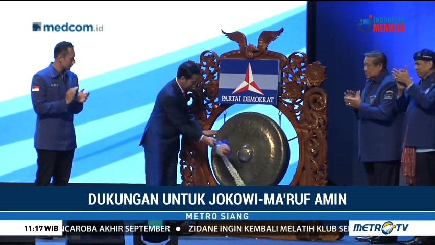 Lima DPD Demokrat Dukung Jokowi-Ma'ruf Amin