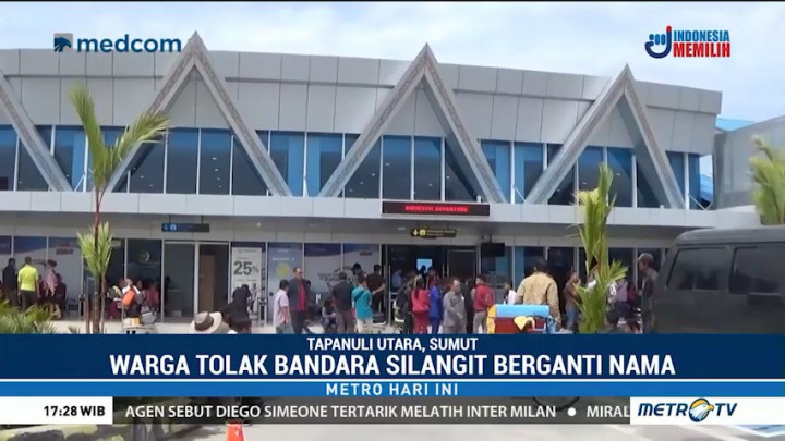 Warga Tapanuli Utara Tolak Penggantian Nama Bandara Silangit