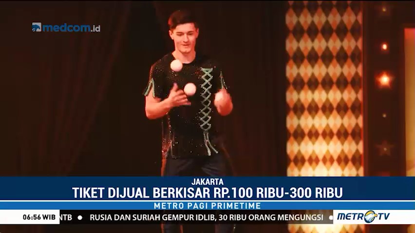 Atraksi Sirkus Kelas Dunia Hadir di Jakarta