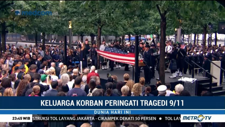 Isak Tangis Keluarga Korban Warnai Peringatan Tragedi 9/11