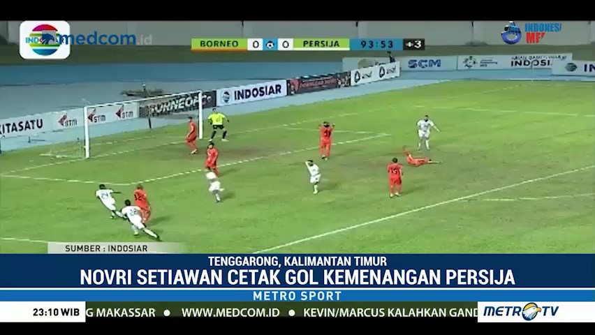 Novri Setiawan Cetak Gol Kemenangan Persija