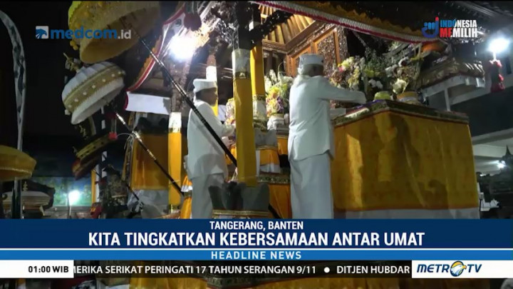 Umat Hindu di Tangerang Gelar Upacara Pujawali