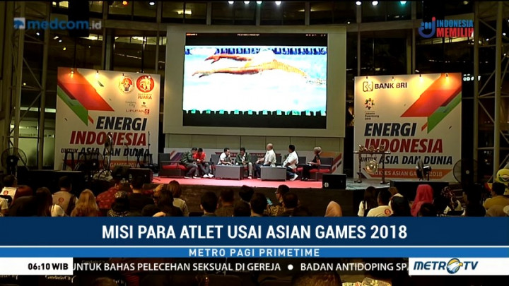 Misi Para Atlet Usai Asian Games 2018