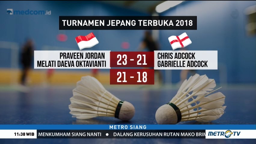 Praveen/Melati Lolos ke Perempat Final Jepang Terbuka 2018