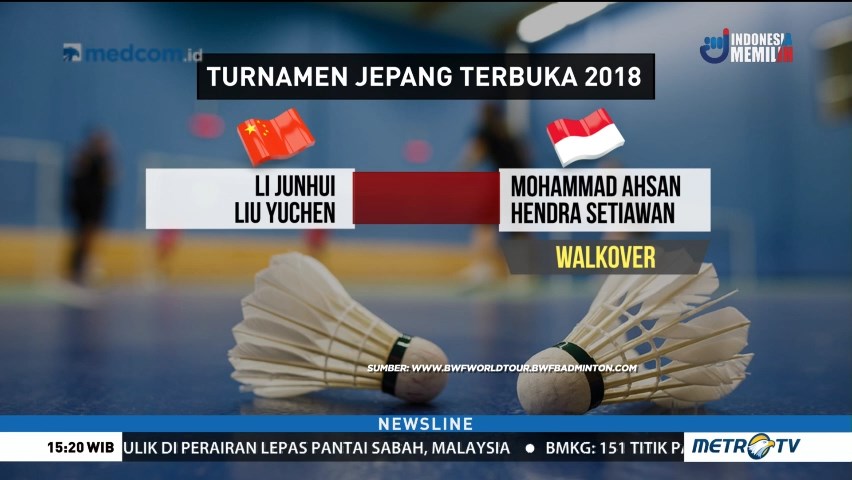 Ahsan/Hendra Kalah WO di Jepang Terbuka