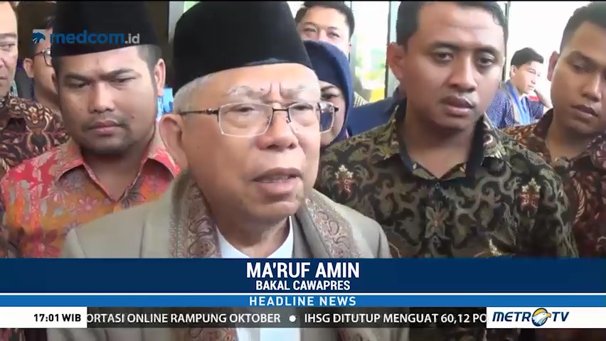 Ma'ruf Amin Ajak Masyarakat Berpolitik dengan Beretika
