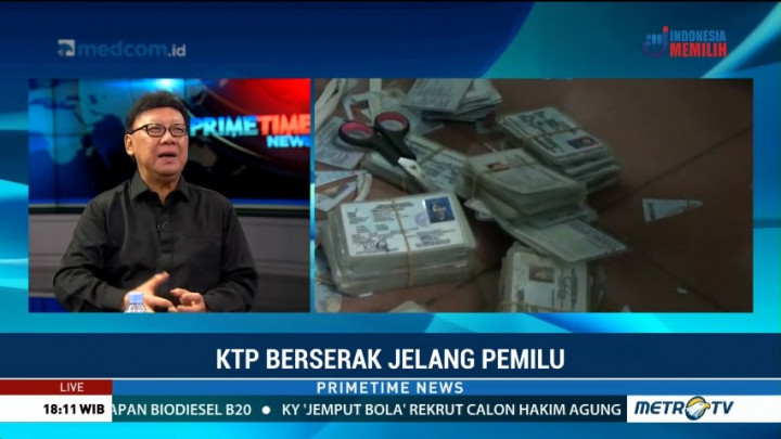 Mendagri Sebut Kasus KTP Berserakan Kelalaian Dukcapil
