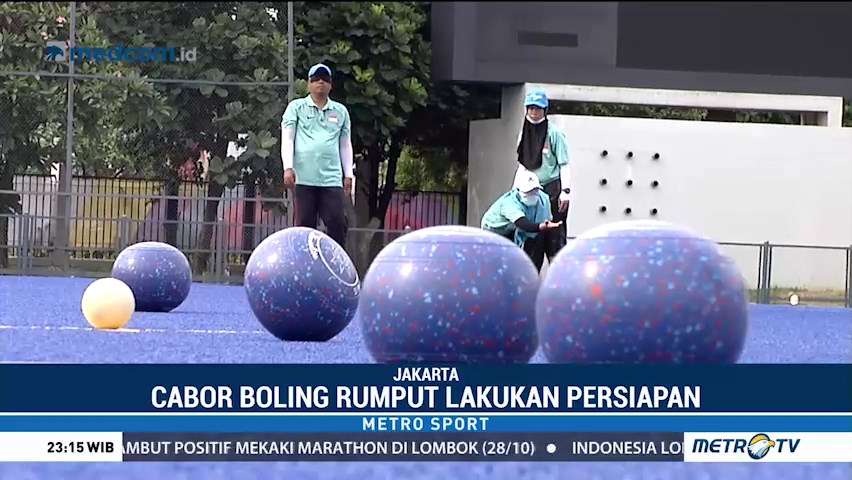 Persiapan Timnas Lawn Bowl Jelang Asian Para Games 2018