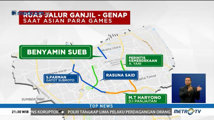 Bagaimana Kelanjutan Ganjil Genap Usai Asian Games 2018?