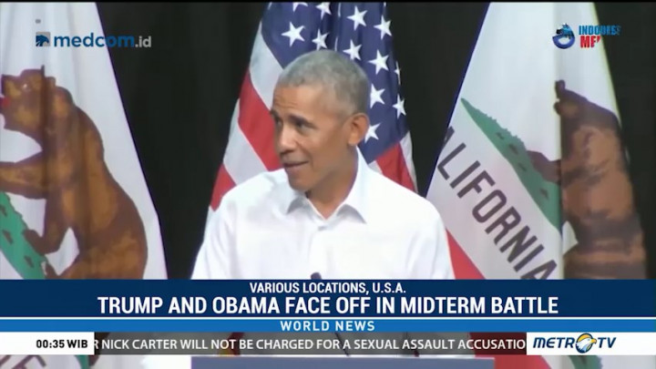Trump and Obama Face Off in Midterm Battle