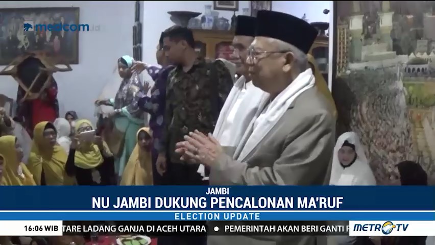 Ma'ruf Amin Silaturahmi dengan Tokoh NU di Jambi