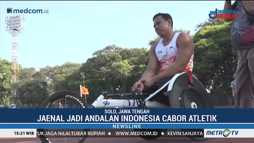Sprint Kursi Roda Siap Raih Emas Asian Para Games 2018