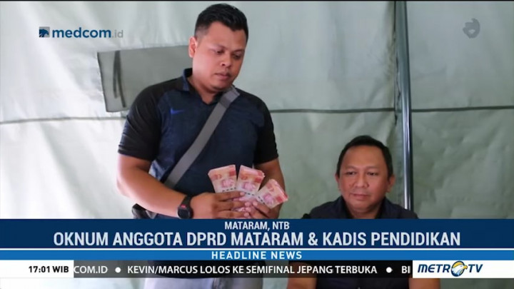 Minta Jatah Proyek Pascagempa, Oknum Kadisdik dan DPRD Mataram Ditangkap