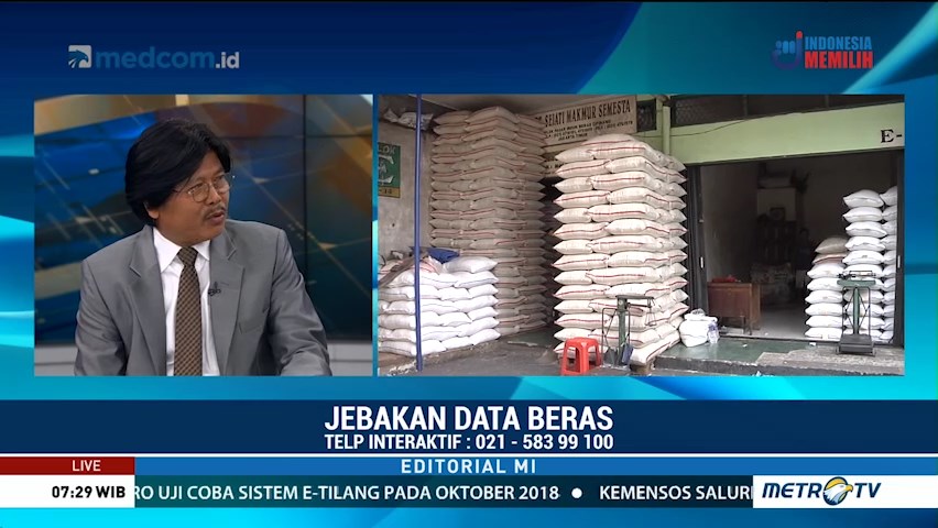 Bedah Editorial MI: Jebakan Data Beras