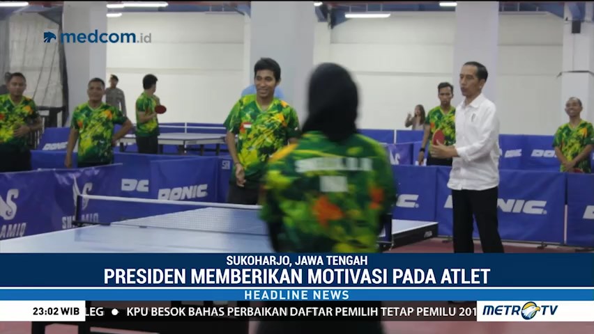 Jokowi Tengok Pelatnas Asian Para Games di Sukoharjo