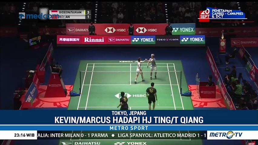 Kevin/Marcus Melaju ke Final Jepang Terbuka 2018
