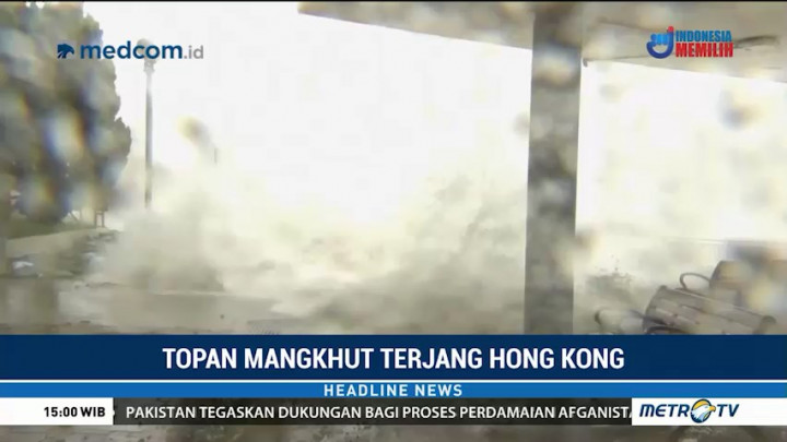 Hong Kong dan Tiongkok Bersiap Hadapi Topan Mangkhut