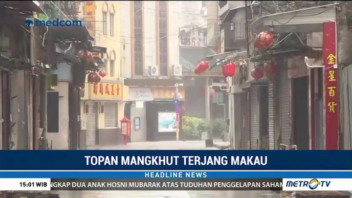 Topan Mangkhut Datang, Macau Tutup Kasino untuk Pertama Kalinya