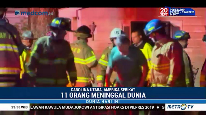 Sebelas Orang Tewas Akibat Badai Florence di AS