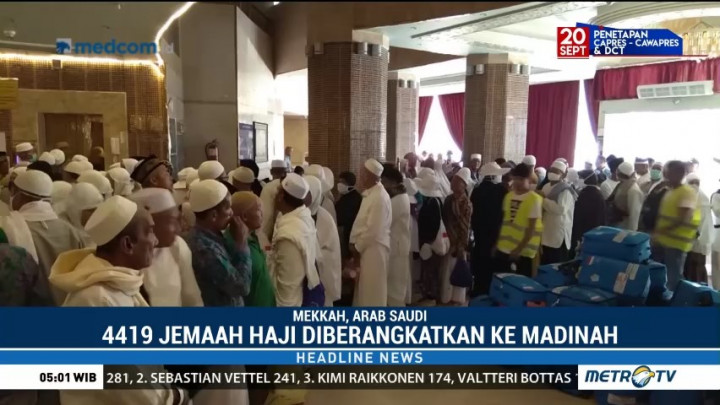 Jemaah Haji Indonesia Gelombang Kedua Singgah 10 Hari di Madinah