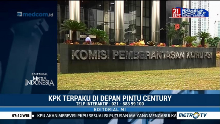 KPK Terpaku di Depan Pintu Century