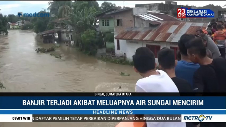 Pascabanjir, Petugas BPBD Binjai Tetap Waspada