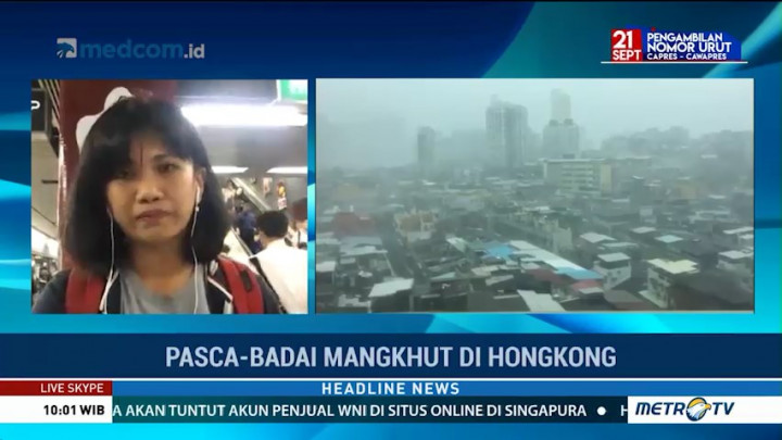 Pasca Topan Mangkhut, Situasi Hong Kong Mulai Kondusif