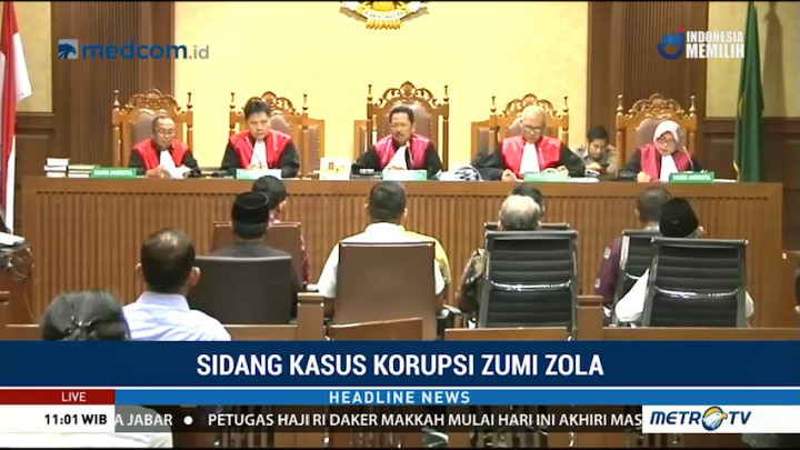 8 Saksi Dihadirkan di Sidang Lanjutan Zumi Zola