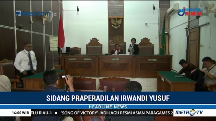 PN Jaksel Gelar Sidang Praperadilan Irwandi Yusuf